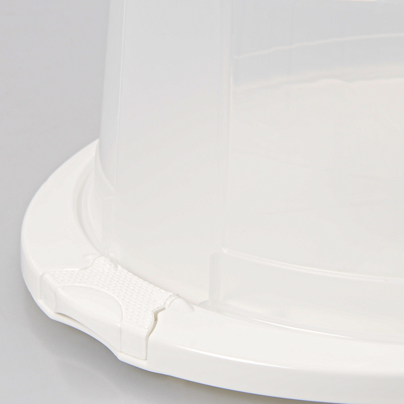 Lot De 6 Boîtes à Gâteaux Transparentes 13x13x15 Cm – Avec Rubans – Noires – 12 Pouces